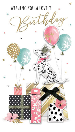 Picture of WISHING YOU A LOVELY BIRTHDAY CARD
